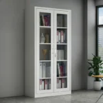 2-Door full Glass Metallic Cabinet - Image 3