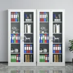 2-Door full Glass Metallic Cabinet - Image 2