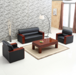 5-Seater Mahogany office sofa - Image 3
