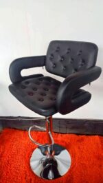 Adjustable Leather Counter Seat - Image 2